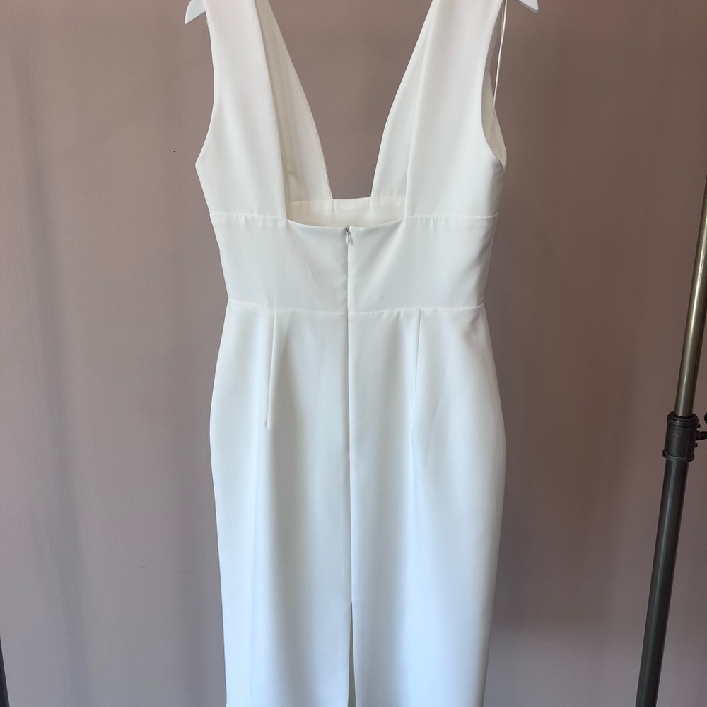 Sarah Seven White Midi Dress - Picture 3 of 9